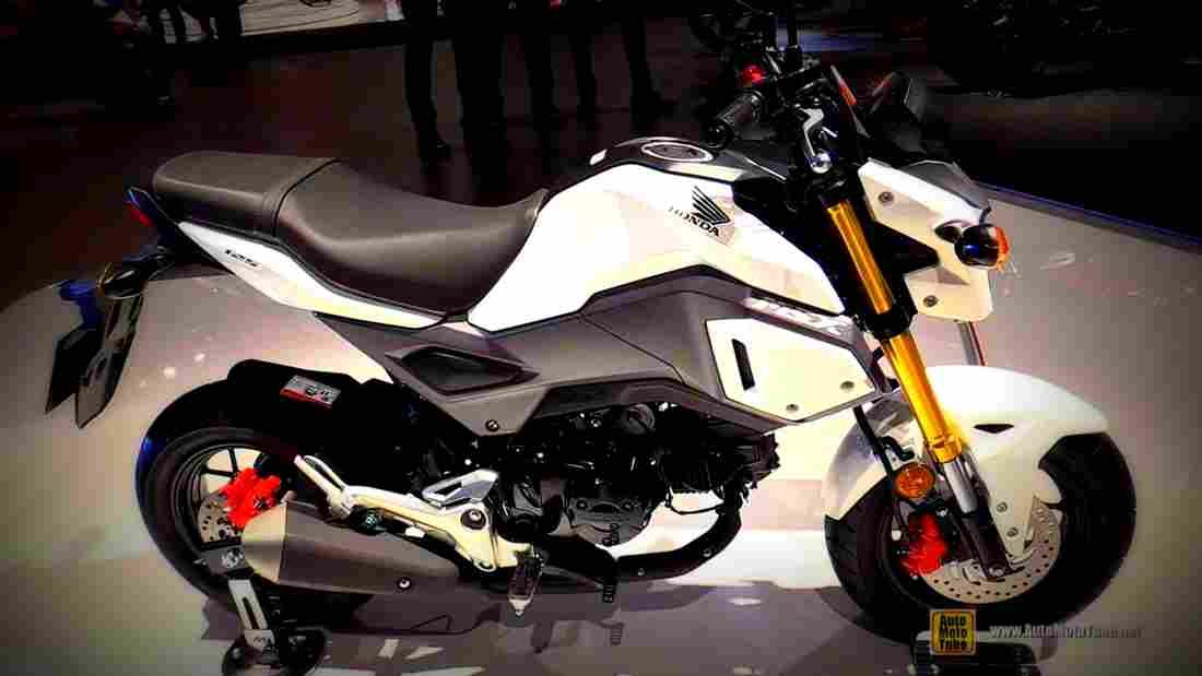 Honda MSX125 2017 3 motorbike A4 Photo Print