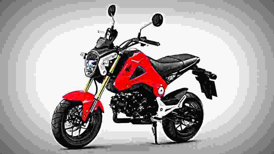 Honda MSX125 2018 3 motorbike A4 Photo Print