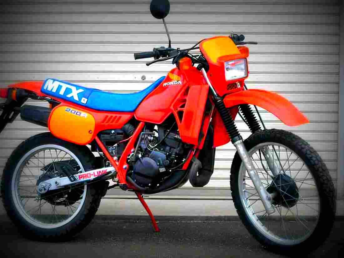 Honda MTX 200 R 1985 2 motorbike A4 Photo Print
