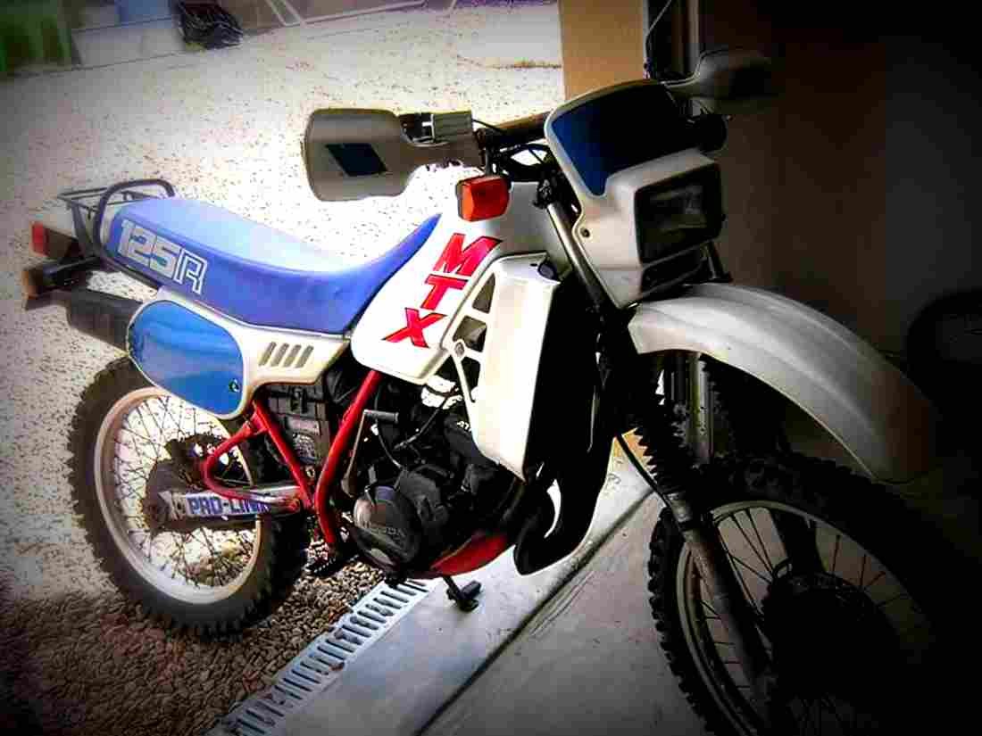 Honda MTX 200 R 1986 2 motorbike A4 Photo Print