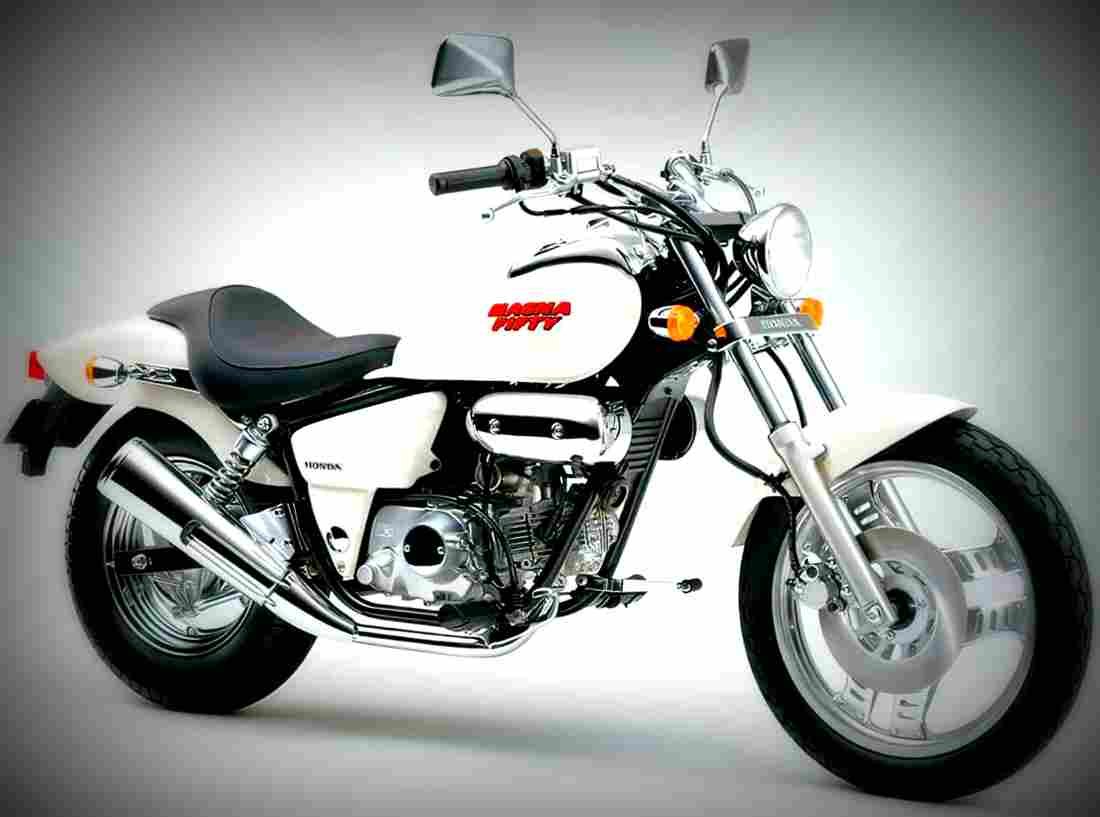 Honda Magna 50 2002 1 motorbike A4 Photo Print