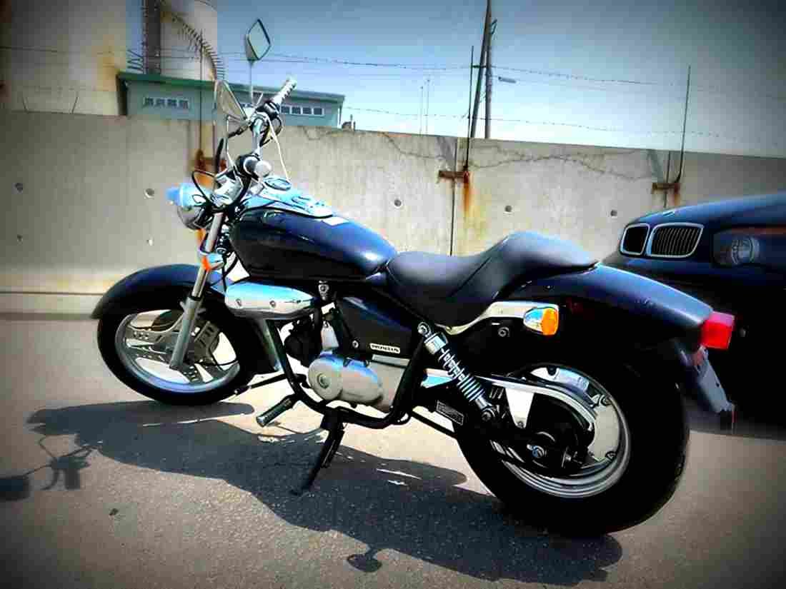 Honda Magna 50 2002 3 motorbike A4 Photo Print