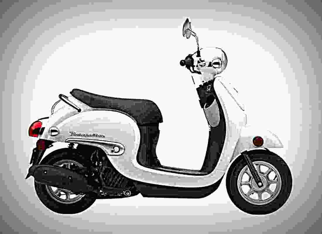 Honda Metropolitan 2017 3 motorbike A4 Photo Print