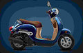 Honda Metropolitan 2018 1 motorbike A4 Photo Print