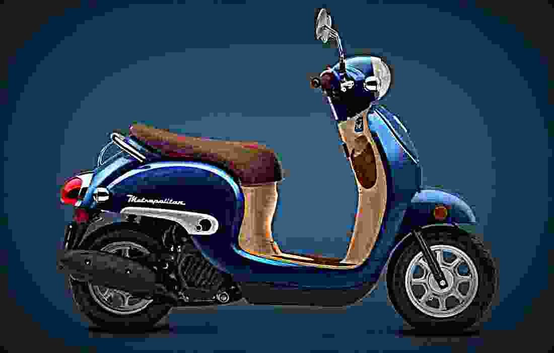 Honda Metropolitan 2018 1 motorbike A4 Photo Print
