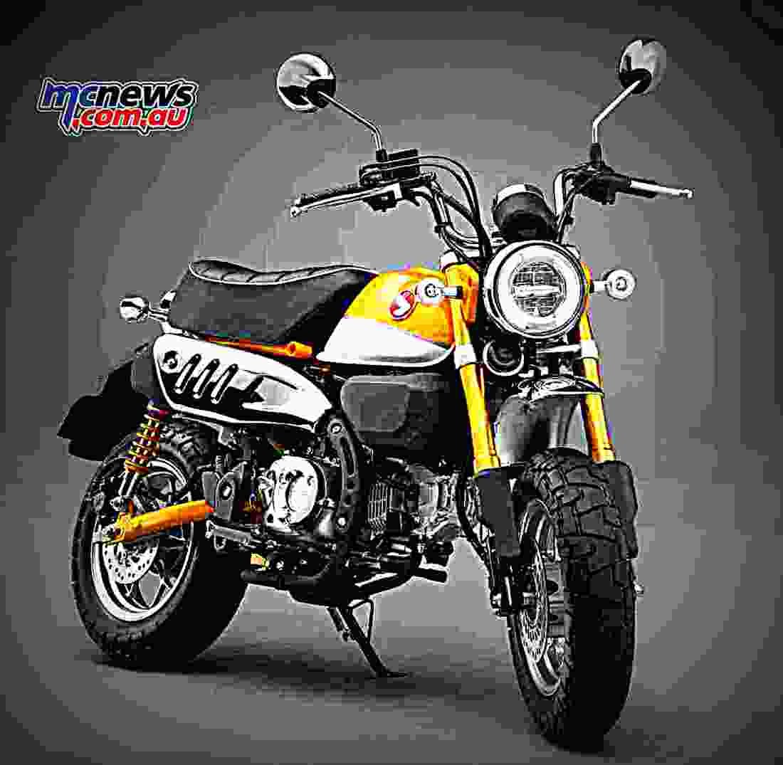 Honda Monkey 2017 4 motorbike A4 Photo Print