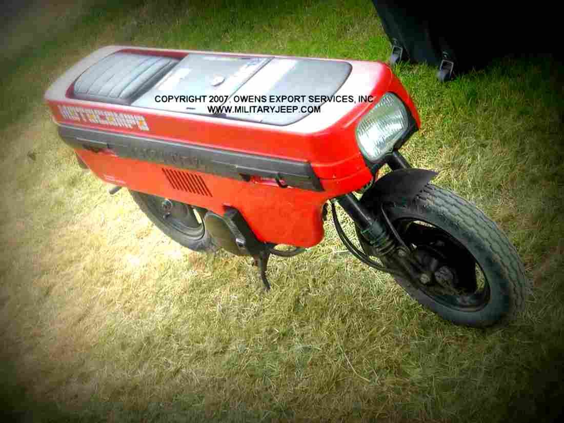 Honda Motocompo 50cc 3 motorbike A4 Photo Print