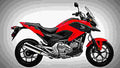 Honda NC700X 2017 1 motorbike A4 Photo Print