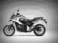 Honda NC700X DCT ABS 2017 4 motorbike A4 Photo Print