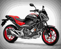 Honda NC750S 2017 4 motorbike A4 Photo Print