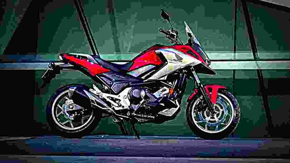 Honda NC750X 2017 1 motorbike A4 Photo Print