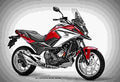 Honda NC750X 2018 2 motorbike A4 Photo Print