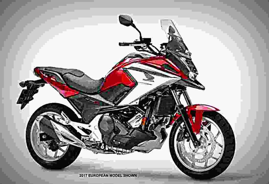 Honda NC750X 2018 2 motorbike A4 Photo Print