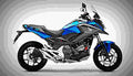 Honda NC750X 2019 1 motorbike A4 Photo Print