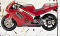 Honda NR750 1992 Aged Vintage A4 Photo Print