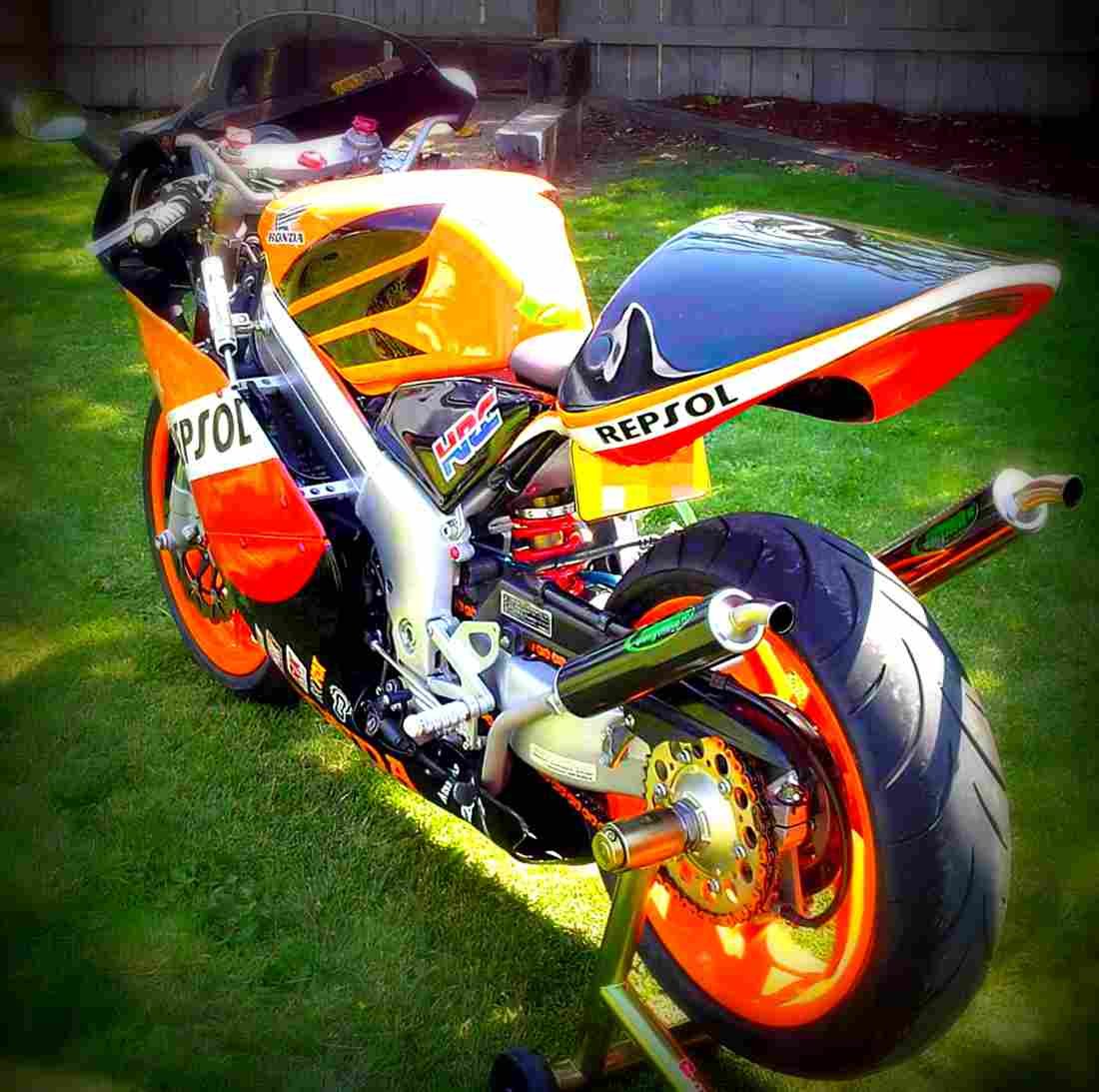 Honda NS 1 NS 1 3 motorbike A4 Photo Print