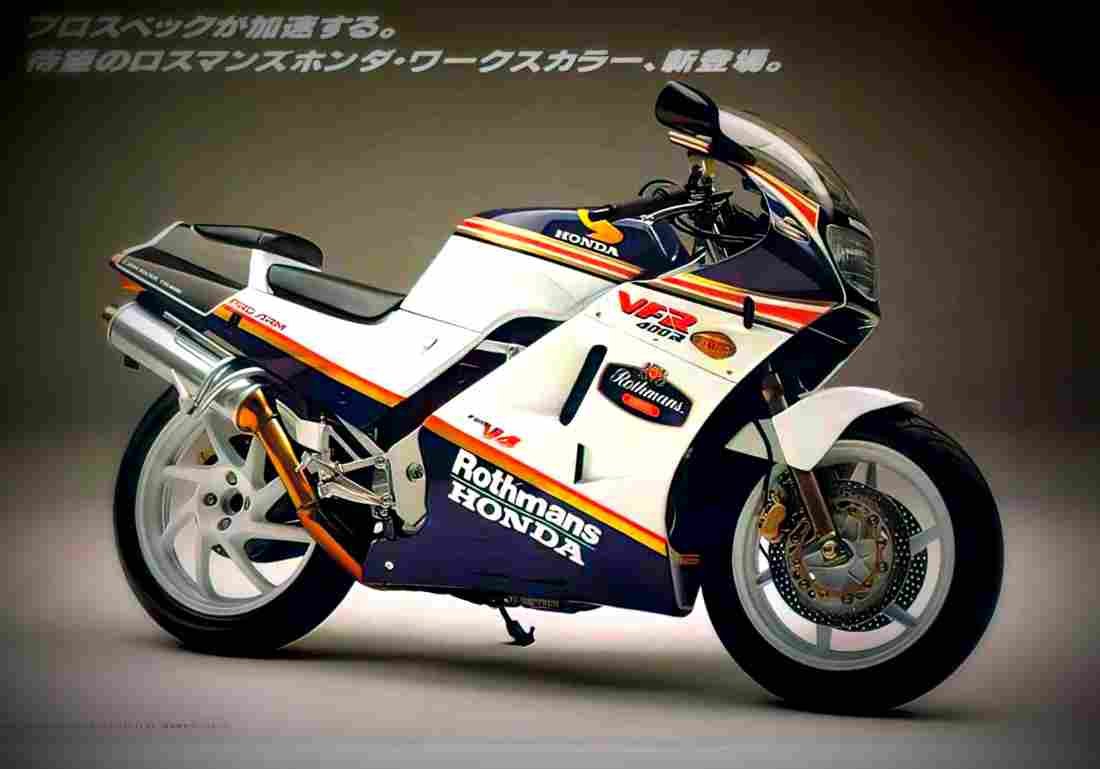Honda NS 400 R 1987 2 motorbike A4 Photo Print