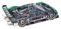 Honda NSX Takata cutaway A4 Photo Print