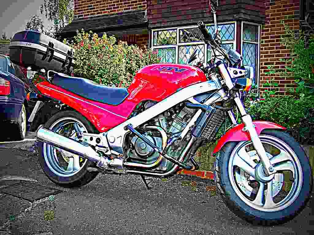Honda NTV 650 1997 2 motorbike A4 Photo Print