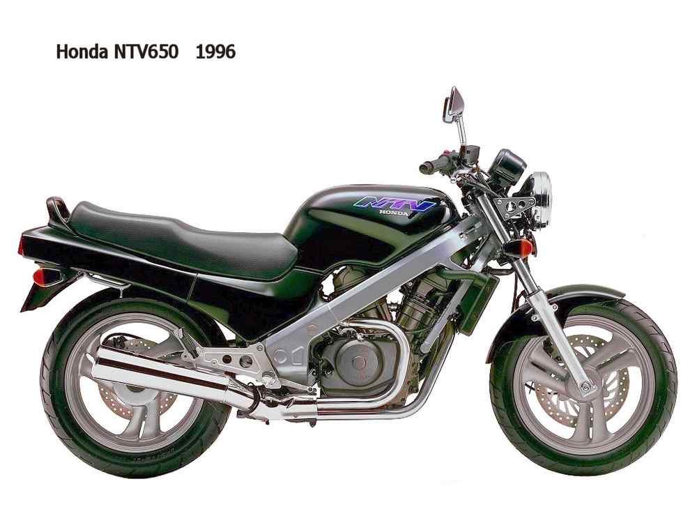 Honda NTV650 1996 motorbike A4 Photo Print