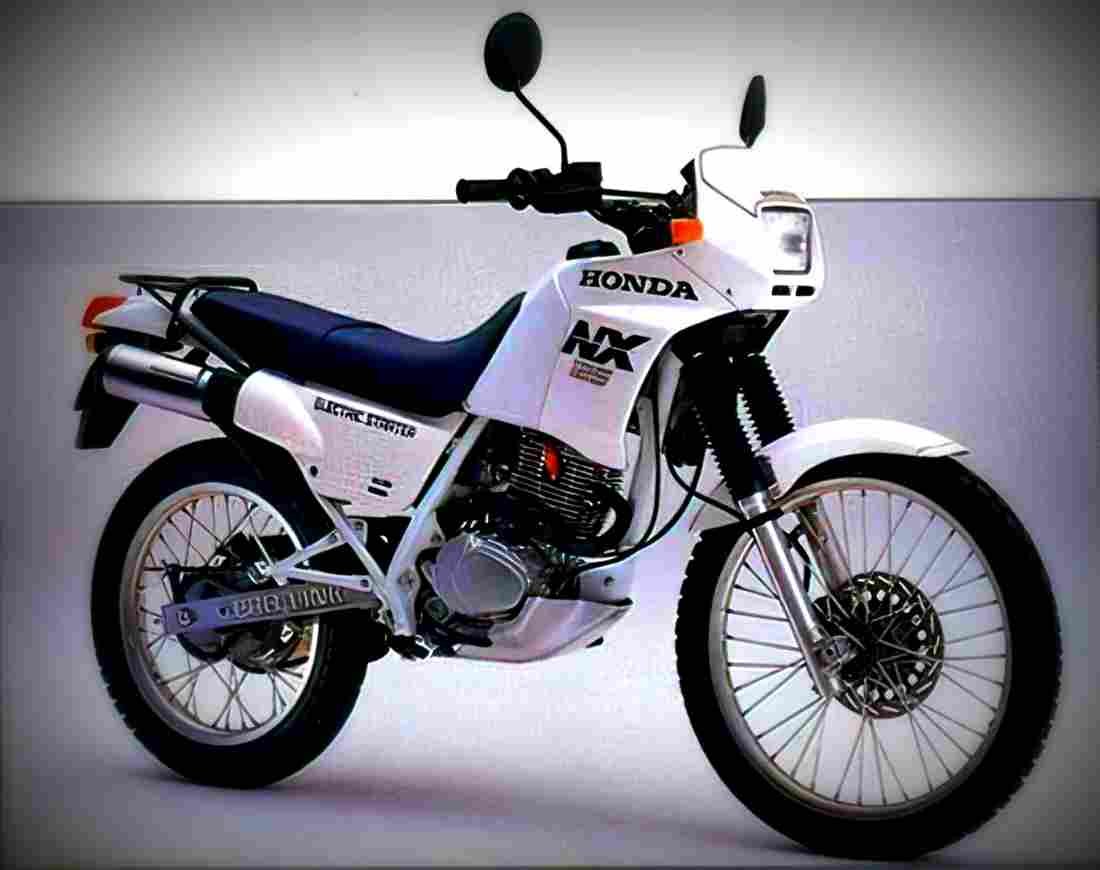 Honda NX 125 Trans City 2000 3 motorbike A4 Photo Print