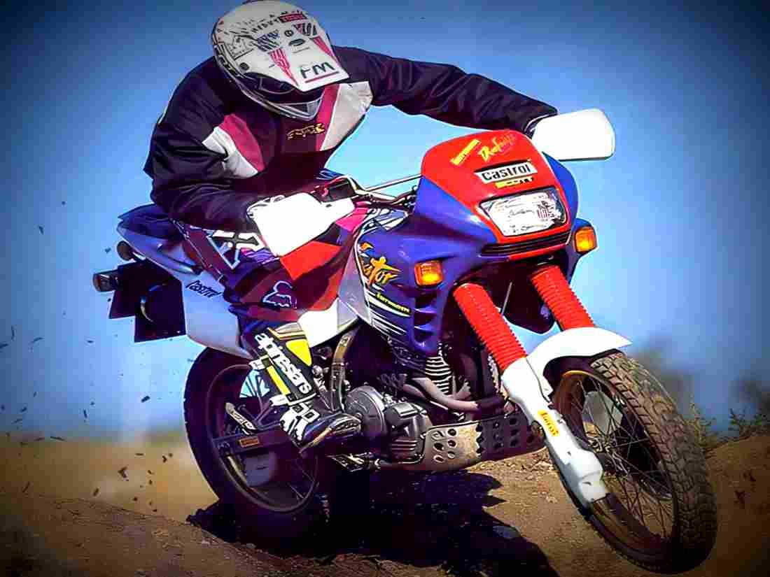 Honda NX 650 Dominator 1995 1 motorbike A4 Photo Print