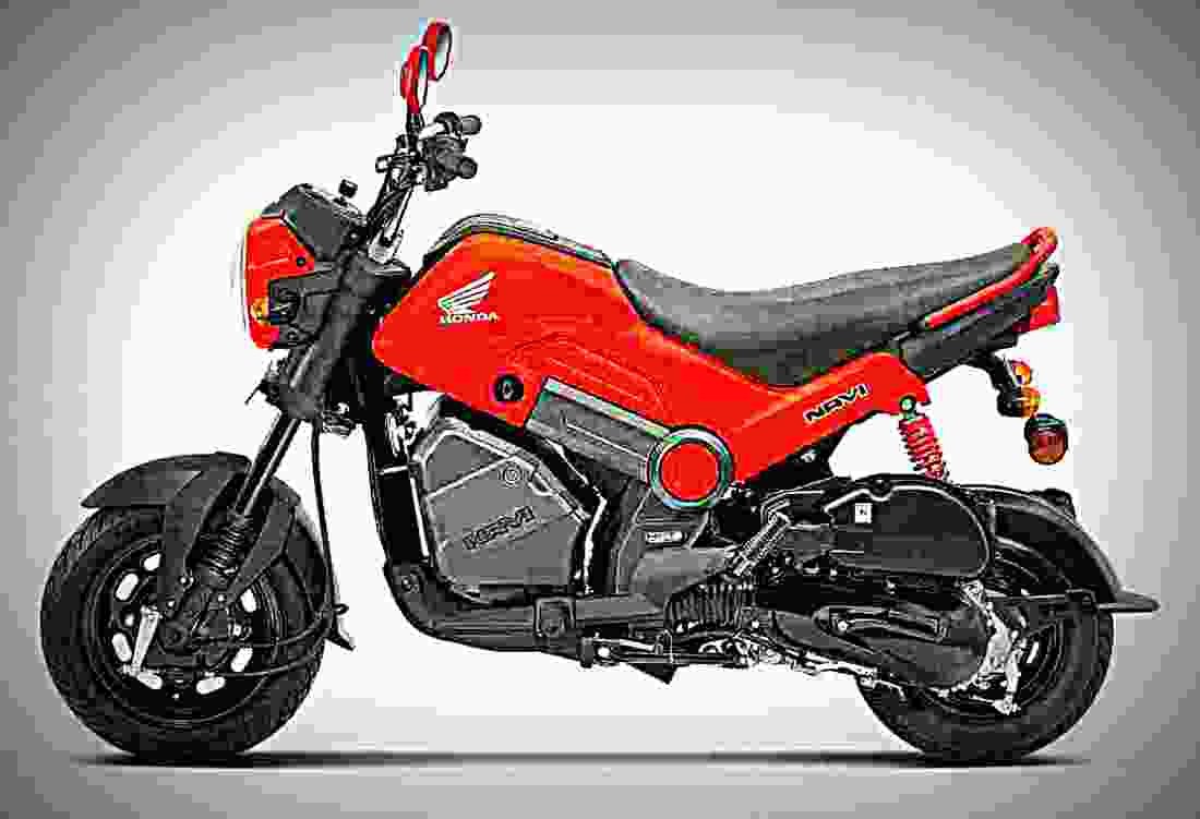 Honda Navi 2018 1 motorbike A4 Photo Print