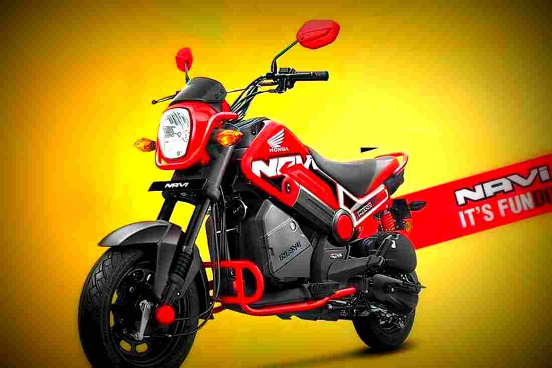 Honda Navi 2018 4 motorbike A4 Photo Print