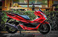 Honda PCX 125 2017 1 motorbike A4 Photo Print