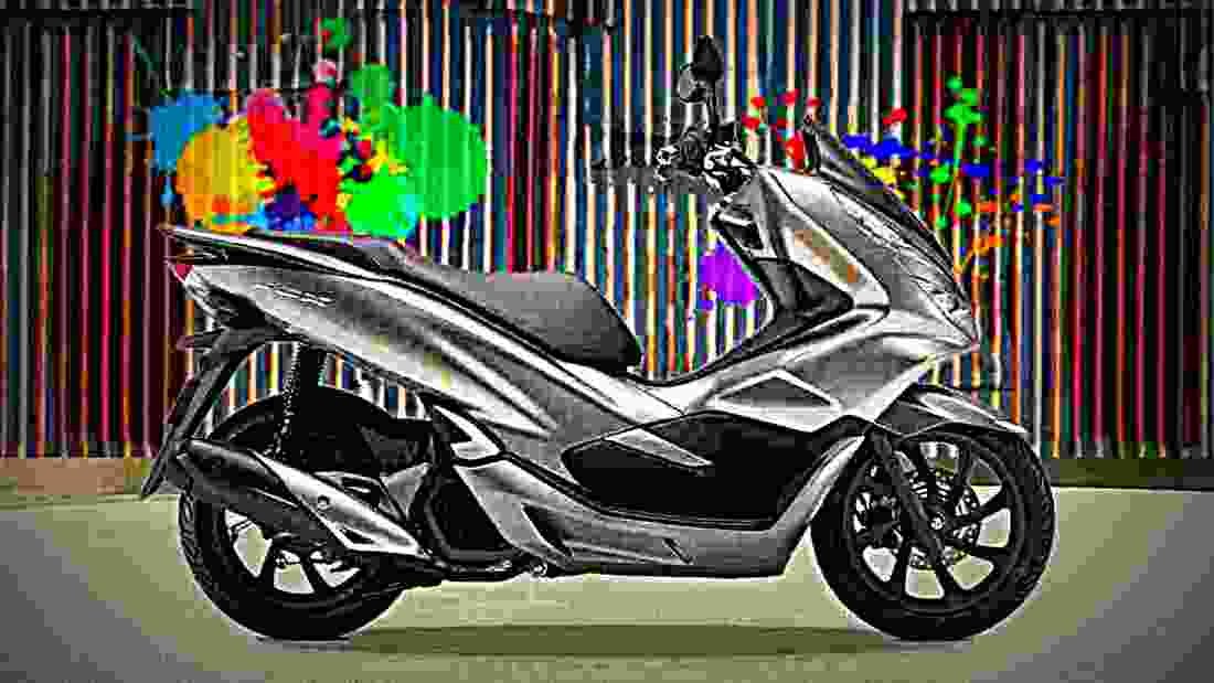 Honda PCX150 2019 2 motorbike A4 Photo Print