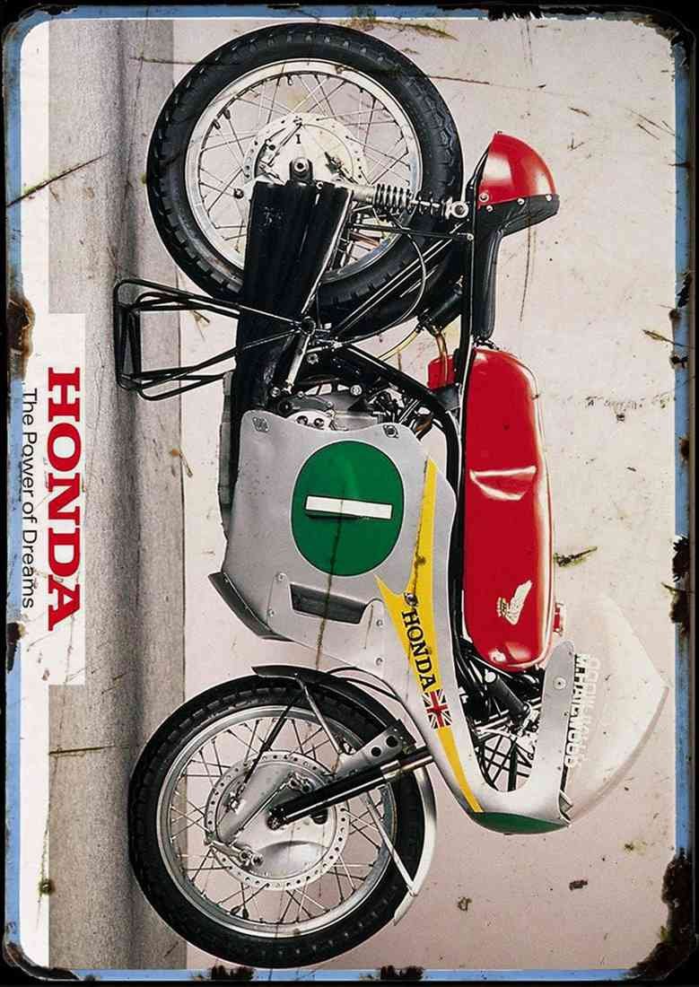 Honda RC166 250 65 aged A4 Photo Print