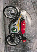 Honda RC166 250 aged A4 Photo Print