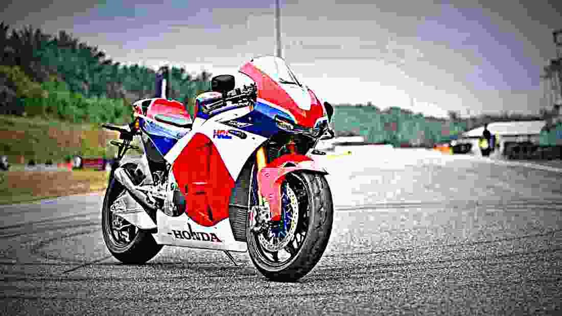 Honda RC213V S 2018 4 motorbike A4 Photo Print