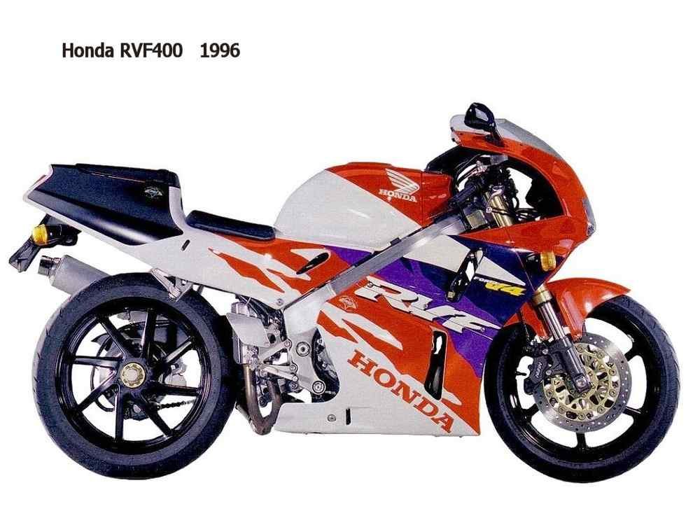 Honda RVF400 1996 motorbike A4 Photo Print