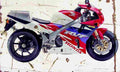 Honda RVF750R 1996 Aged Vintage A4 Photo Print