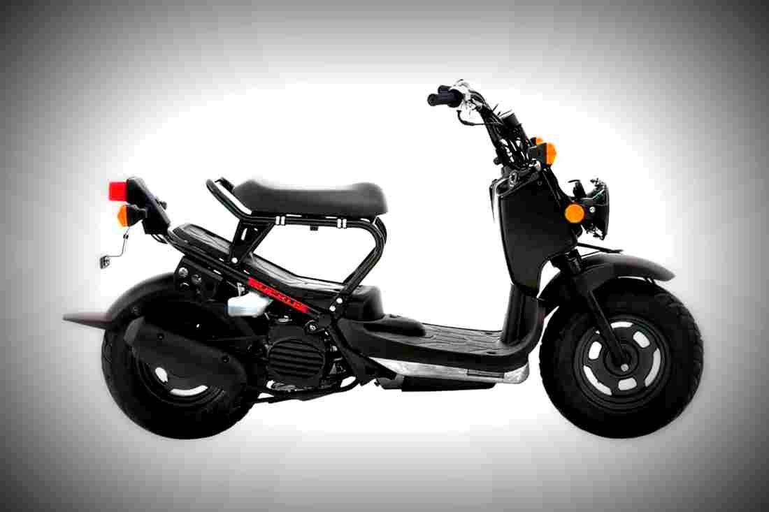 Honda Ruckus 2018 2 motorbike A4 Photo Print