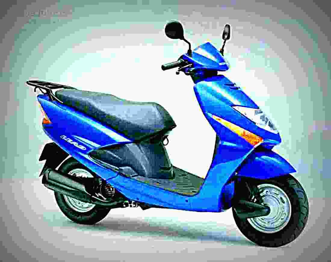 Honda SCV100 Lead 2007 2 motorbike A4 Photo Print