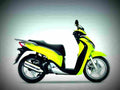 Honda SH125i 2009 4 motorbike A4 Photo Print
