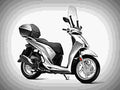 Honda SH125i 2017 2 motorbike A4 Photo Print