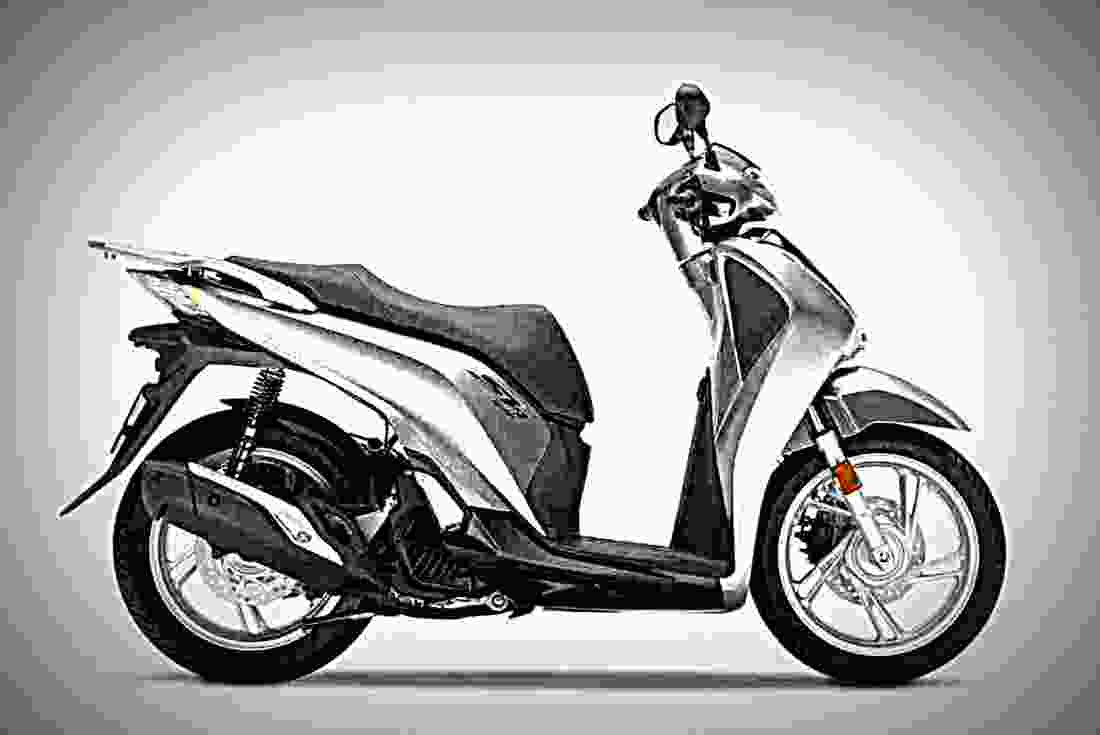Honda SH125i 2019 1 motorbike A4 Photo Print