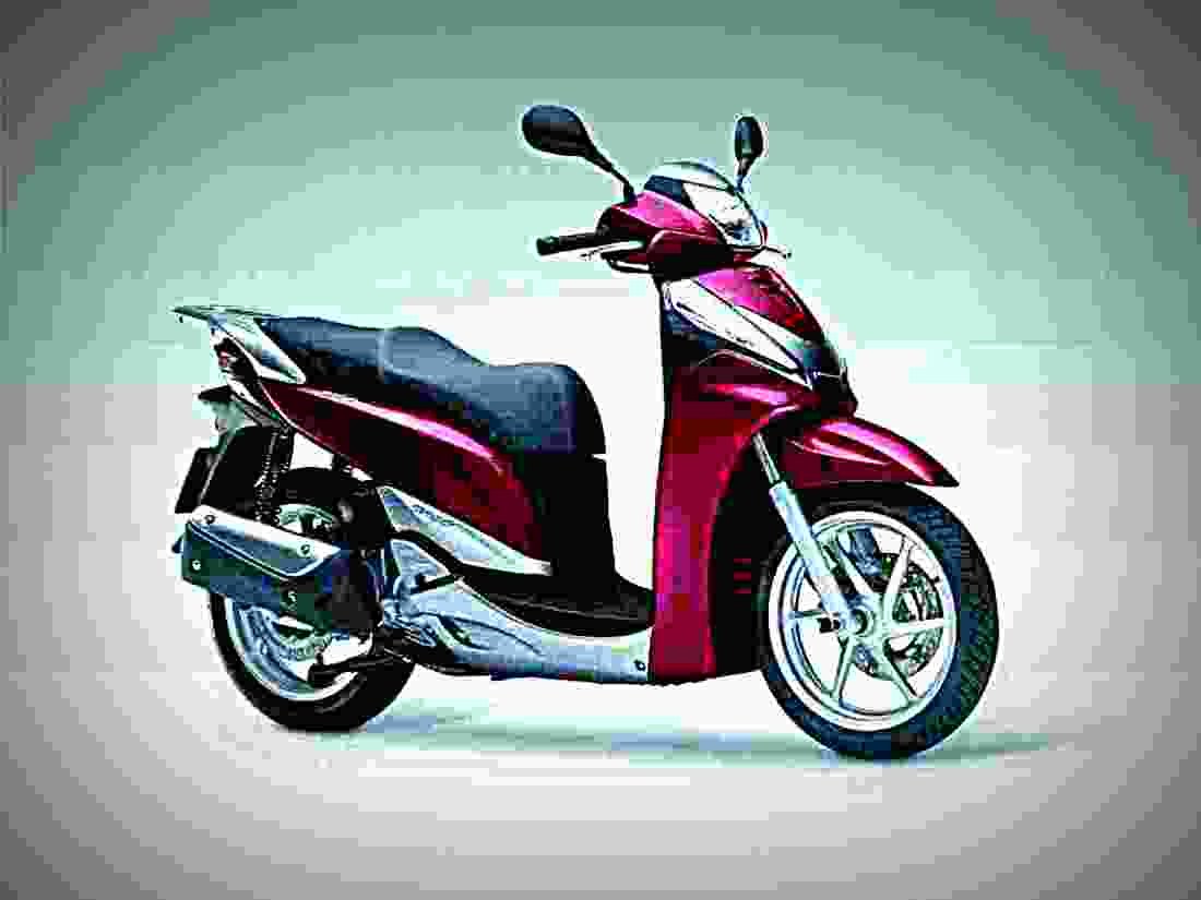 Honda SH300i SH300i ABS 2 motorbike A4 Photo Print