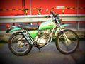 Honda SL 125 S 1974 6 motorbike A4 Photo Print