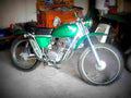 Honda SL 125 S 1975 4 motorbike A4 Photo Print