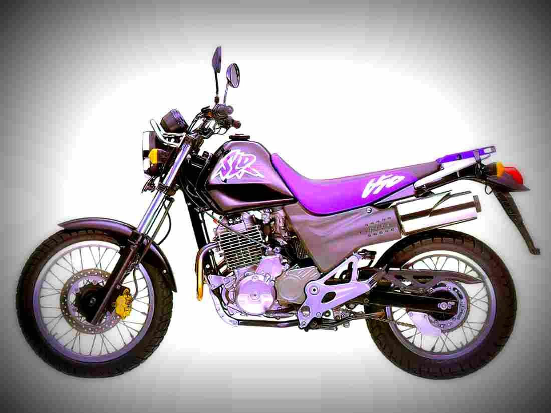 Honda SLR 650 1997 1 motorbike A4 Photo Print