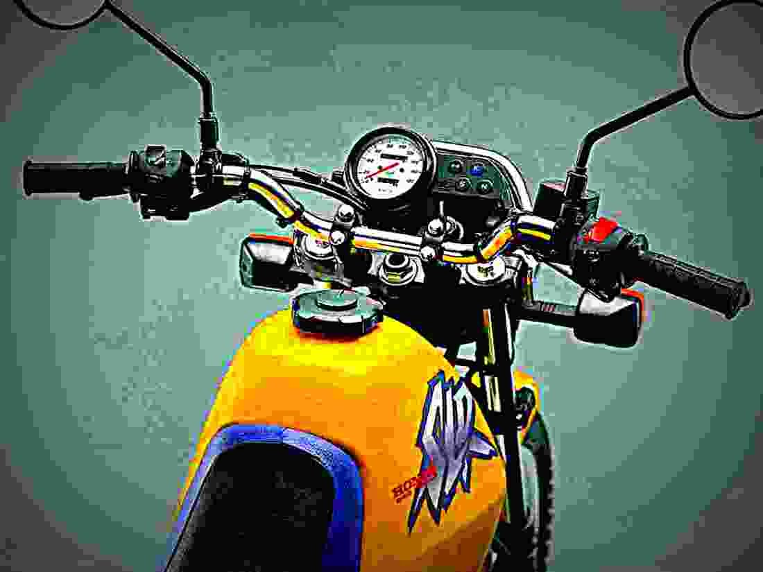 Honda SLR 650 1997 6 motorbike A4 Photo Print