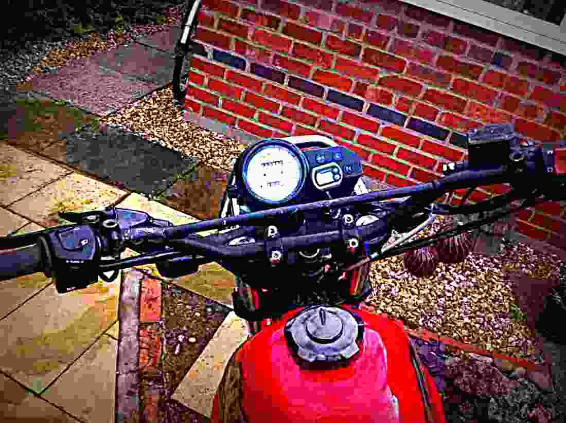 Honda SLR 650 1999 4 motorbike A4 Photo Print