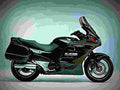 Honda ST 1100 Pan European STD 1997 6 motorbike A4 Photo Print