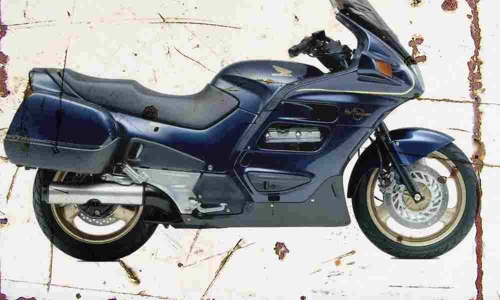 Honda ST1100 PanEuropean 1998 Aged Vintage A4 Photo Print