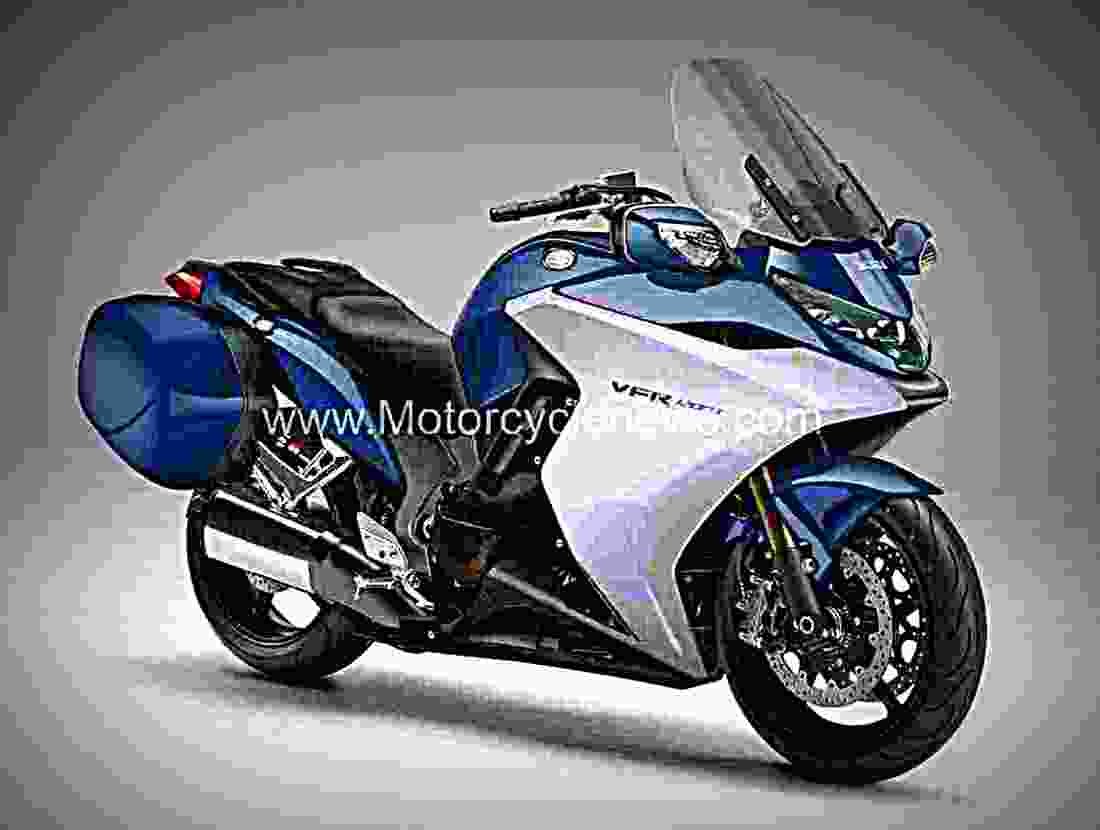 Honda ST1300 Pan European 2017 2 motorbike A4 Photo Print