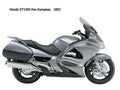 Honda ST1300 PanEuropean 2002 motorbike A4 Photo Print
